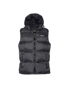 Пуховик Idaho 2V без рукавов с капюшоном серый Laredoute