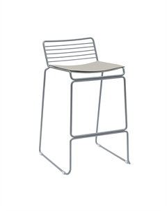 Стул полубарный из металла серый So'home