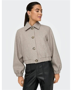 Куртка короткая на пуговицах каштановый Laredoute