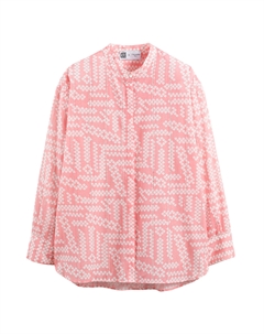 Рубашка широкая с принтом и воротником-стойкой Nina другие Mapoésie x la redoute