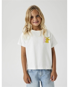 Футболка с принтом Покемон белый Laredoute