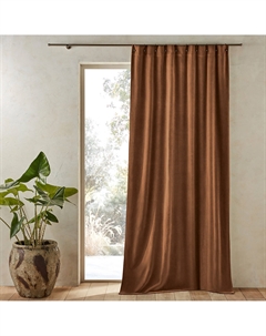 Штора из велюра Nyodhi каштановый Laredoute