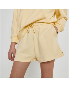 Шорты из мольтона желтый La redoute collections