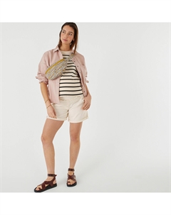 Шорты для периода беременности из денима белый La redoute collections