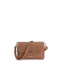 Сумка кожаная CITY FLORE каштановый Laredoute