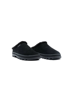 Сабо из кожи на меху Palladune Mule Warm черный Laredoute