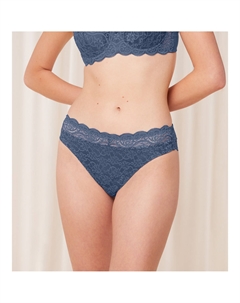 Трусы-слипы из кружева Amourette 300 синий Triumph