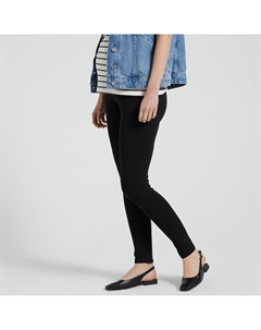 Леггинсы длинные для периода беременности черный Laredoute