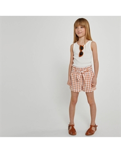 Шорты в клетку желтый La redoute collections