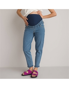 Джинсы мом для периода беременности синий Laredoute