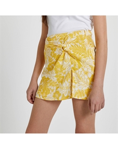 Юбка-шорты с цветочным принтом из крепона другие La redoute collections