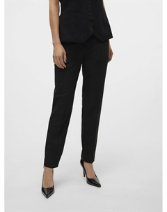 Брюки костюмные tapered черный Vero moda