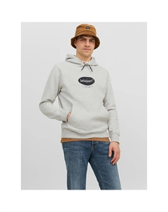Свитшот с капюшоном Jordalston серый Jack & jones