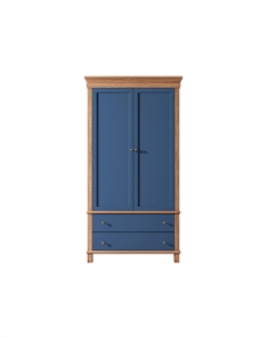 Шкаф 2-створчатый  синий So'home