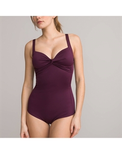 Купальник цельный фиолетовый Laredoute