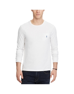 Футболка Custom Slim Fit с длинным рукавом белый Polo ralph lauren