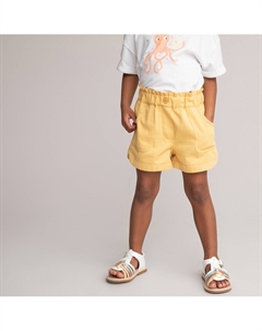 Шорты paperbag желтый La redoute collections