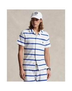 Рубашка из махровой ткани синий Laredoute