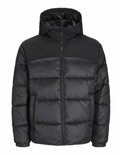 Куртка стеганая с капюшоном черный Laredoute