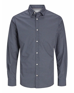 Рубашка с принтом синий Laredoute