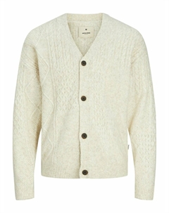 Свободный кардиган с шерстью альпака бежевый Laredoute