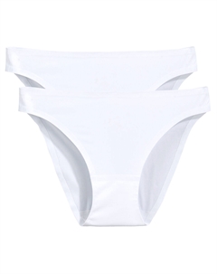 Комплект из 2-х трусов из микрофибры Invisible белый Laredoute