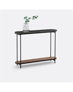 Консоль со стеклянной столешницей с эффектом мрамора Gil другие Laredoute