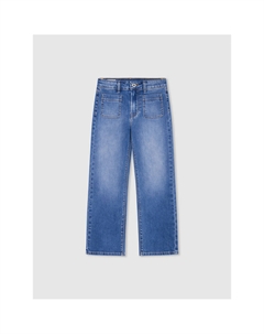 Джинсы клеш синий Laredoute