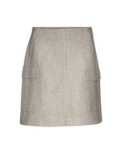 Юбка короткая завышенная талия бежевый Vero moda