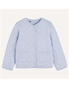 Свитшот на кнопках двухсторонний из стеганого мольтона бежевый La redoute collections