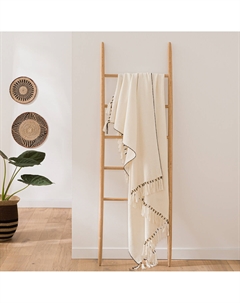 Плед из хлопка Louison бежевый Laredoute