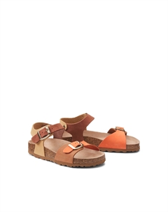 Сандалии из кожи разноцветный La redoute collections