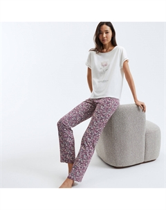 Пижама с цветочным принтом разноцветный Laredoute