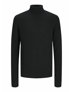 Свитер с высоким воротом черный Laredoute