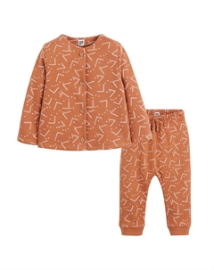 Комплект из двух предметов кардигана и брюк из мольтона другие La redoute collections