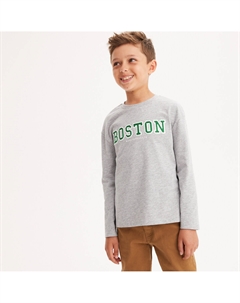 Лонгслив La Redoute серый Laredoute