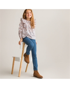 Джеггинсы из денима синий Laredoute