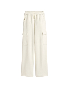 Брюки карго из мольтона бежевый Laredoute