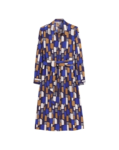 Платье-рубашка с графическим принтом другие La redoute collections