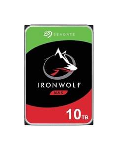 Жесткий диск Seagate IronWolf NAS, 10 ТБ 3.5" ST10000VN0008