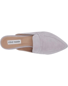Лоферы Flavor Flat Mule, цвет Grey Suede Steve madden