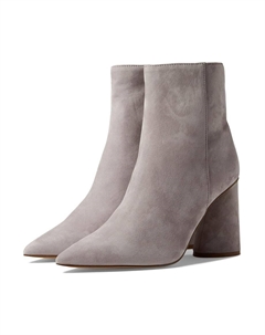 Ботинки женские Vallor Bootie кожаные на молнии, серый Steve madden