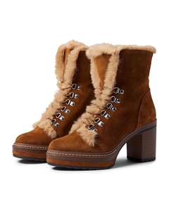 Ботинки Scoops Winter Bootie, цвет Chestnut Suede Steve madden