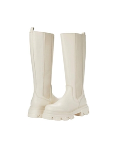 Ботинки женские Esma Boot кожаные на толстой подошве, экрю Steve madden