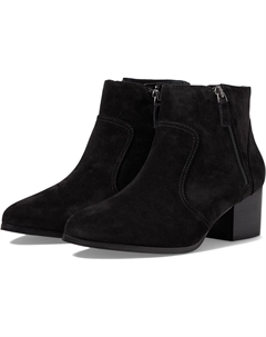 Ботинки Trista Double Zip Bootie, цвет Black Suede Johnston & murphy
