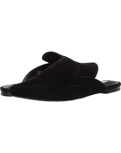 Лоферы Flavor Flat Mule, цвет Black Suede Steve madden