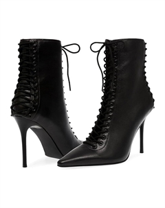 Ботинки Allnight, черная кожа Steve madden