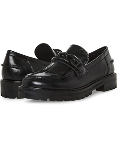 Лоферы Malory Loafer, черная кожа Steve madden