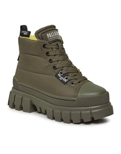 Ботильоны на шнуровке, хаки Palladium