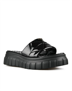 Женские повседневные тапочки черного цвета на платформе Tendenz